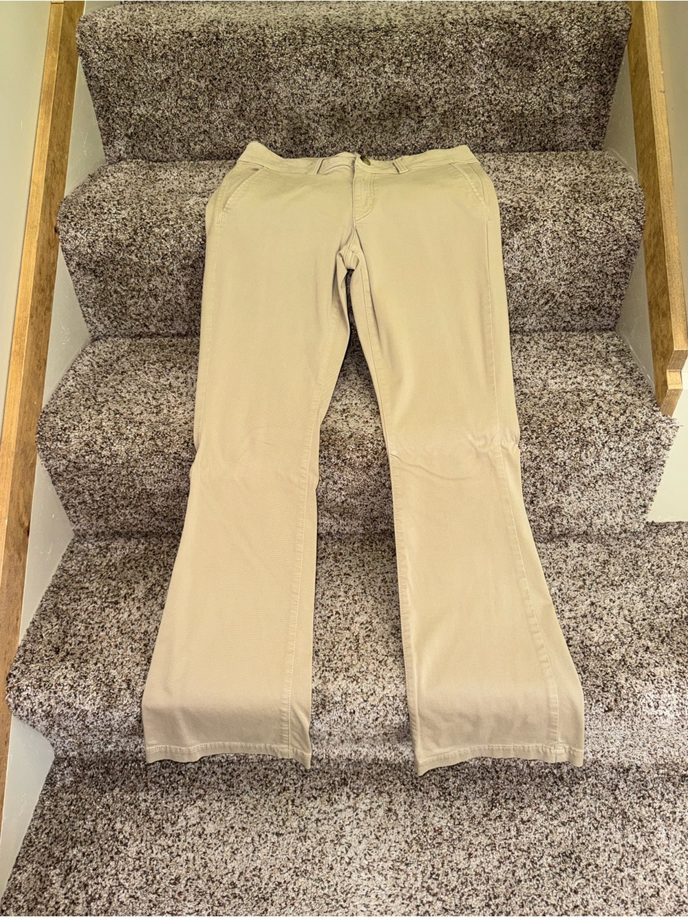 American Eagle Kick Boot Khaki Pants